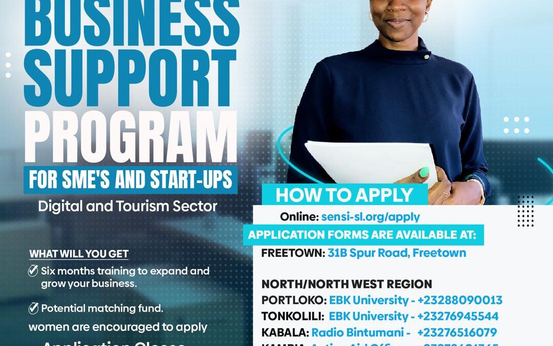 Call for application: Business Support Program